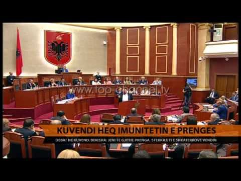 Kuvend, votohet heqja e imunitetit të deputetit Prenga - Top Channel Albania - News - Lajme