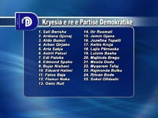 KRYESIA E PD B MUSTAFAJ DHE G OKETA JASHTE KRYESISE SE RE TE PD LAJM