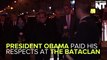 President Obama Pays Respects To Paris Victims At Site Of Bataclan Shooting