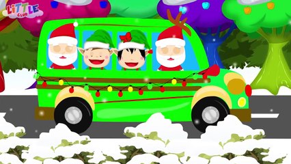 Santa Claus's Christmas Bus - Wheels on the Bus Nursery Rhyme