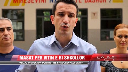 Veliaj inspekton punimet në shkollën “Ali Demi” - News, Lajme - Vizion Plus