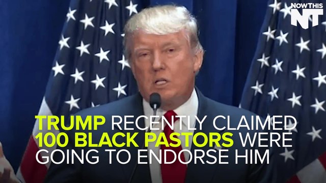 100 Black Pastors Did Not Endorse Trump