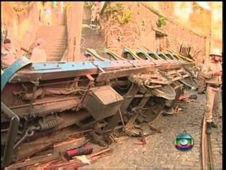AKSIDENT ME TRAMVAJ RIO DE ZHANEIRO,VDESIN 5 PERSONA PLAGOSEN 60 LAJM