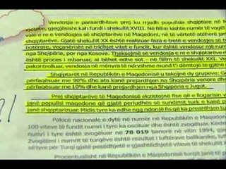 DEBAT NE MAQEDONI BLLOKOHEN LIBRAT E HISTORISE GENJEJNE PER SHQIPTARET LAJM