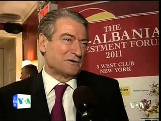 BERISHA NE NJU JORK FTON INVESTITORET AMERIKANE TE VIJNE NE SHQIPERI LAJM