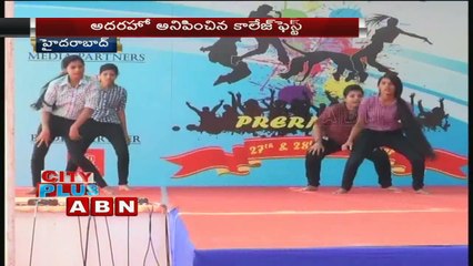 College fest at St. Mary's College Yousufguda