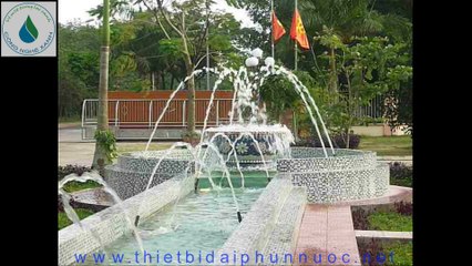 Hồ phun nước - Nhà Máy xử lý nước thải Bình Dương
