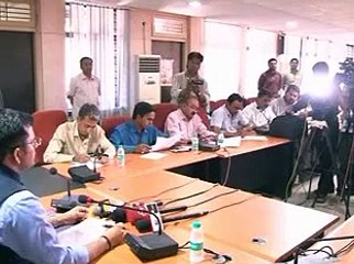 Surat Collector at Election related Press Conference