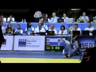 MAJLINDA KELMENDI SHPALLET KAMPIONE BOTE NE SPORTIN E JUDOS LAJM