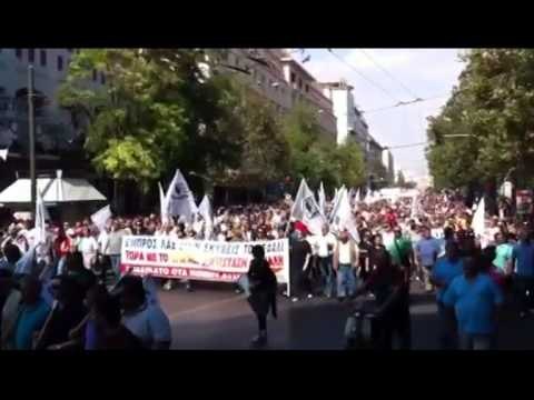 KRIZA GREKE VENDI PARALIZOHET SERISH NGA GREVA 24 ORESHE LAJM