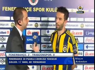 Fenerbahçe 2-0 Trabzonspor _ Gökhan Gönül&#39;ün Maç Sonu Açıklaması - 30 Kasım 2015