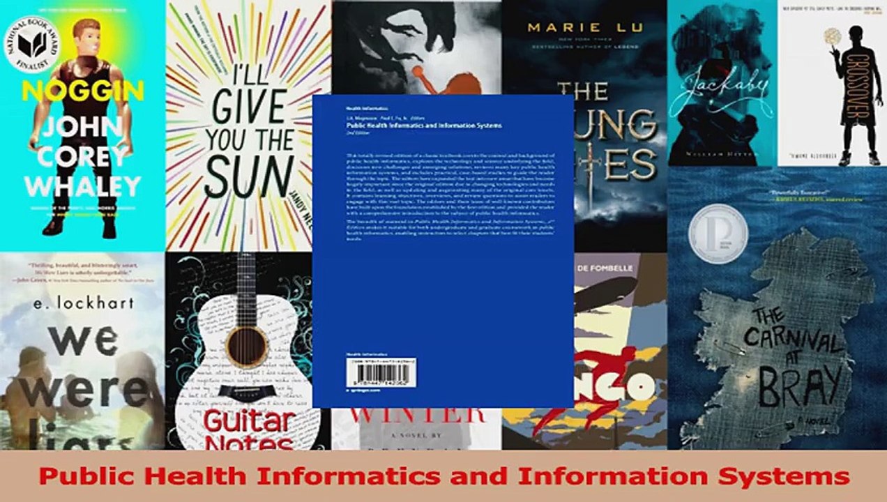 PDF Download  Public Health Informatics and Information Systems Download Online