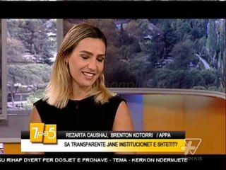 7pa5 - Transparenca e institucioneve te shtetit - 15 Shtator 2015 - Show - Vizion Plus