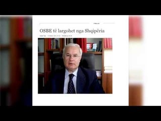 MEDIA: OSBE TE LARGOHET NGA SHQIPERIA