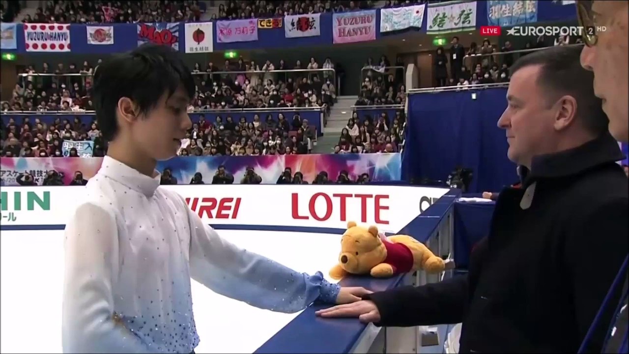 Yuzuru Hanyu NHK15 SP Chopin World Record British Eurosport