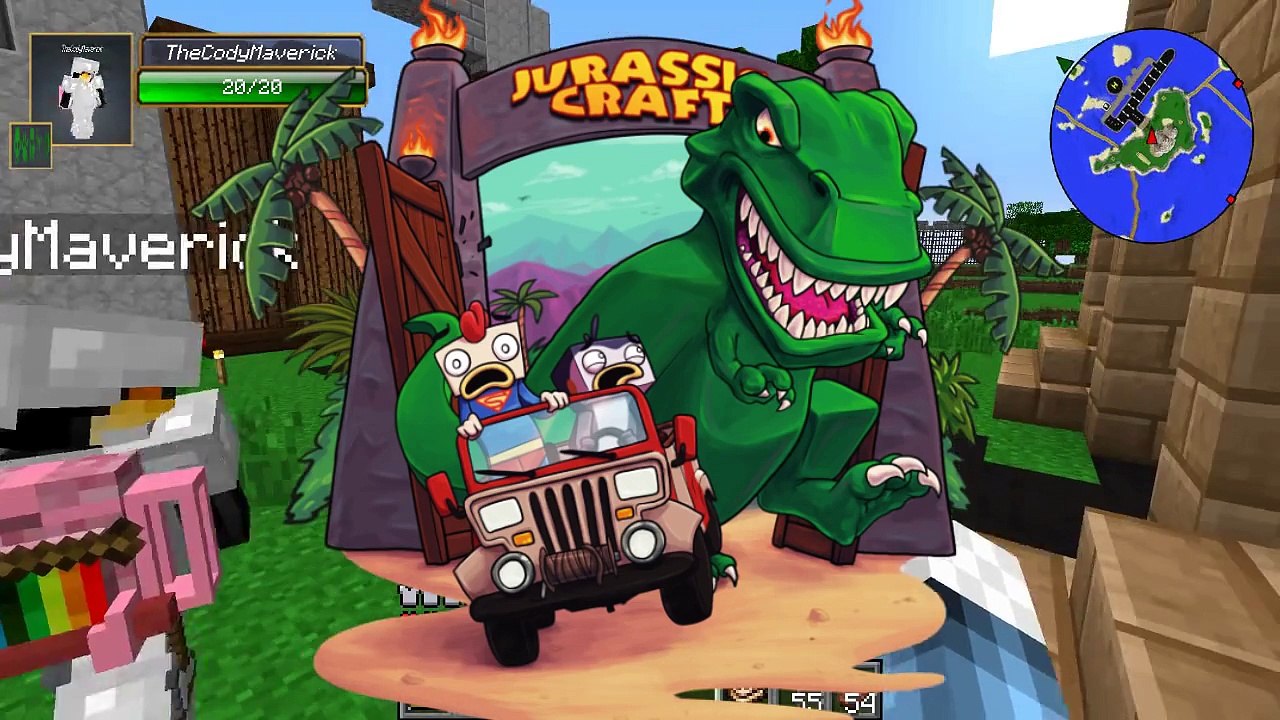 Minecraft Dinosaurs | Jurassic Craft Modded Survival Ep 73! NEW WATER DINOSAUR!