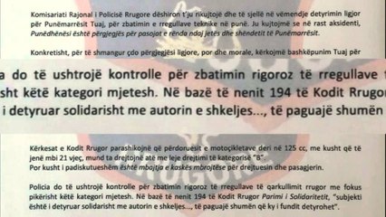 AKSIDENTET NGA MOTOÇIKLISTET,POLICIA LETER BIZNESEVE QE TE PAJISIN ME KASKA PUNONJESIT LAJM