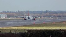 Crosswind landings and takeoffs at London Gatwick Airport Airbus Boeing