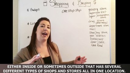 Learn English Vocabulary - Talking About Shopping and Buying in English [Learn English with Subtitle