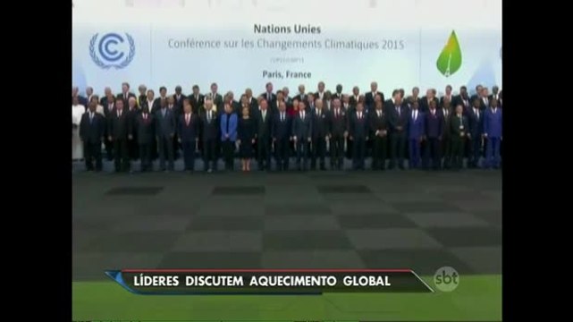 Líderes discutem aquecimento global na Conferência do Clima