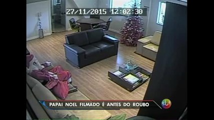 SP: Papai Noel que roubou helicóptero é flagrado por câmeras de segurança