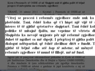 REFORMA ZGJEDHORE OSBE U “TERHEQ VESHIN” FORCAVE POLITIKE SHQIPTARE LAJM
