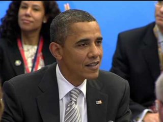 KRIZA E BORXHEVE OBAMA MBLEDH LIDERET EVROPIANE NE SHTEPINE E BARDHE LAJM