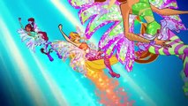 Winx Club: NEW! Full Official Sirenix Transformation 2D   Daphne Sirenix, Full HD