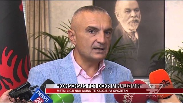 “Konsensus për dekriminalizimin” - News, Lajme - Vizion Plus