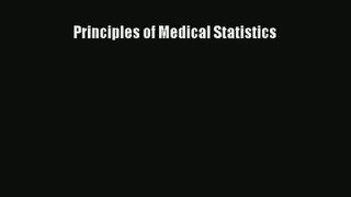 Principles of Medical Statistics PDF