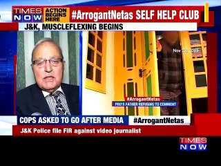 Jammu and Kashmir Police file FIR against Journalist