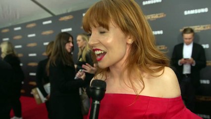 The Hunger Games Mockingjay Part 2 New York Premiere Interview - Stef Dawson