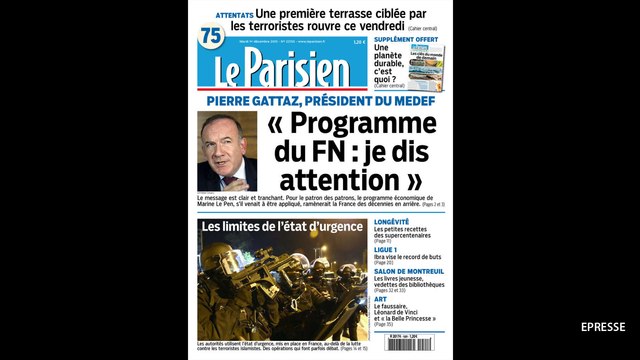 La Revue de Presse du 1er décembre 2015 par Hélène Jouan