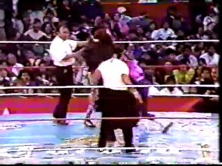 AAA 93 Rey Misterio jr, Winners and Super Calo vs Psicosis,  Picudo and Heavy Metal