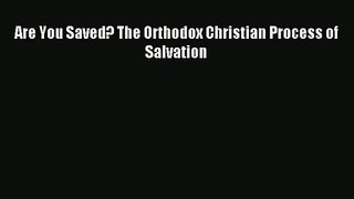 [PDF Download] Are You Saved? The Orthodox Christian Process of Salvation Full Ebook