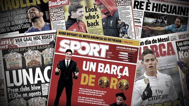 Chelsea voit grand pour remplacer Diego Costa, van Gaal dégoûte ses joueurs