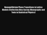 [PDF Download] Nonequilibrium Phase Transitions in Lattice Models (Collection Alea-Saclay: