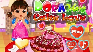 Dora Make Cake Love - Dora the Explorer Game for Children