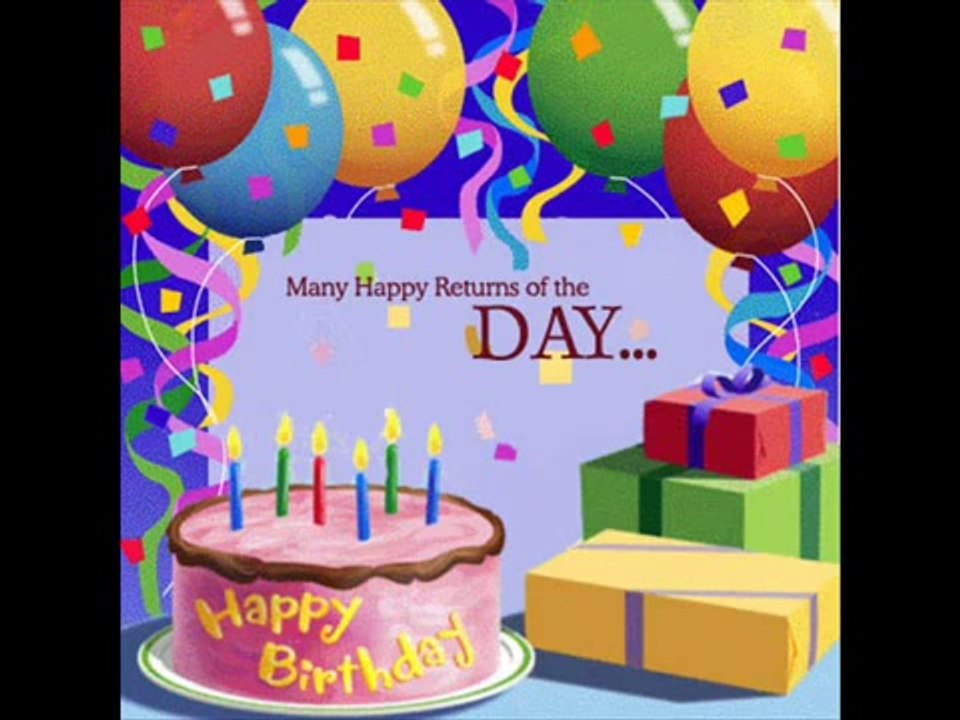 Happy birthday video