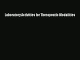 Laboratory Activities for Therapeutic Modalities PDF
