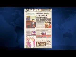 SHTYPI I DITES ME TITUJT KRYESORE TE GAZETAVE SHQIPTARE E HENE 21 SHTATOR 2015 LAJ