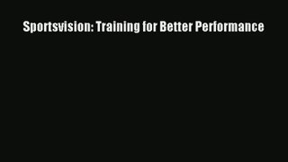 Sportsvision: Training for Better Performance PDF