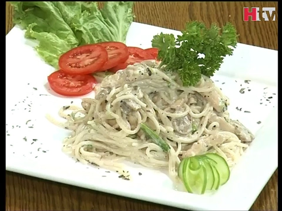 Creamy Tarragon Spaghetti Recipe Healthy Cooking HTV video