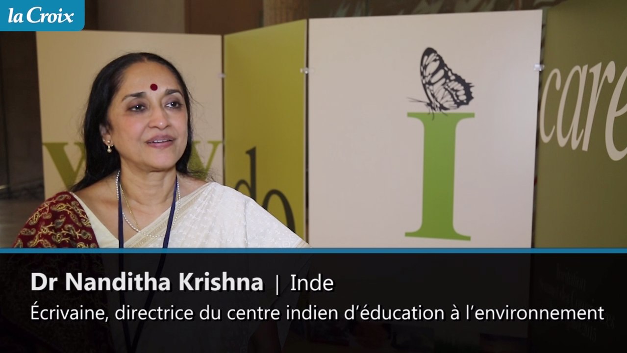 Nanditha Krishna : «Ne soyez pas cupides !»
