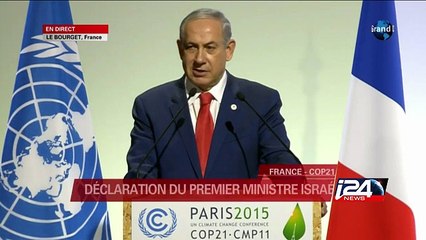"Israel est un leader mondial dans le développement des énergies alternatives" B.Netanyahou à la COP21