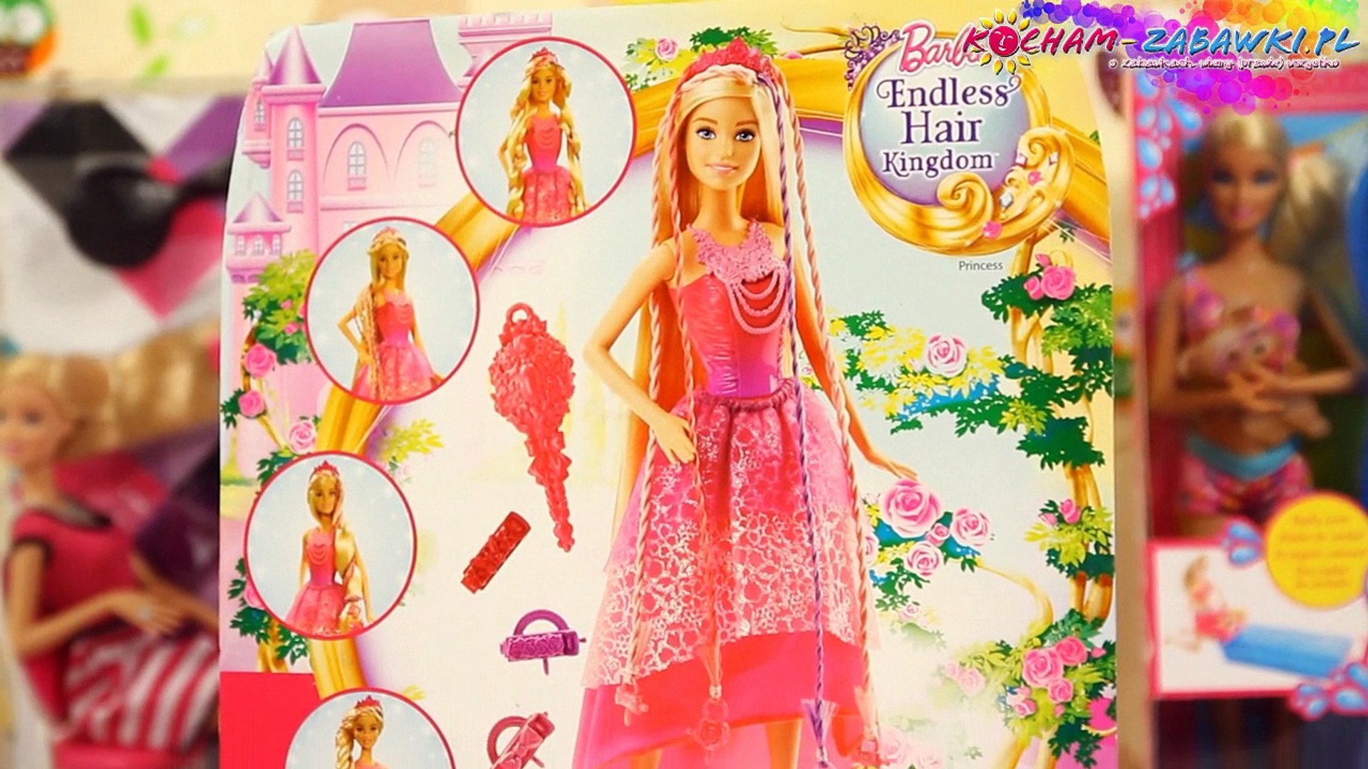 Snap 'n Style Princess Doll / Stylowa Księżniczka - Barbie Endless Hair  Kingdom - DKB62 - Recenzja - video Dailymotion