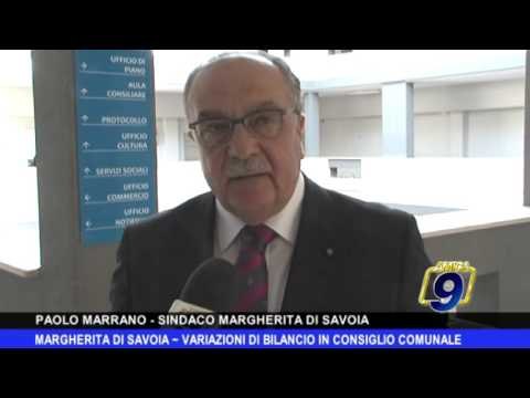 MARGHERITA DI SAVOIA | Variazioni di bilancio in consiglio comunale