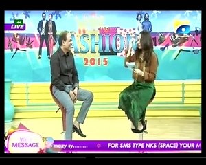 Nadia khan Show on Geo - 1st December 2015 - Huma Adnan - Part 3