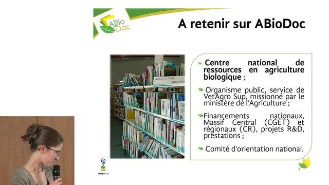 JS 2015 : ABioDoc - présentation de ressources sur l'agro-écologie en élevage