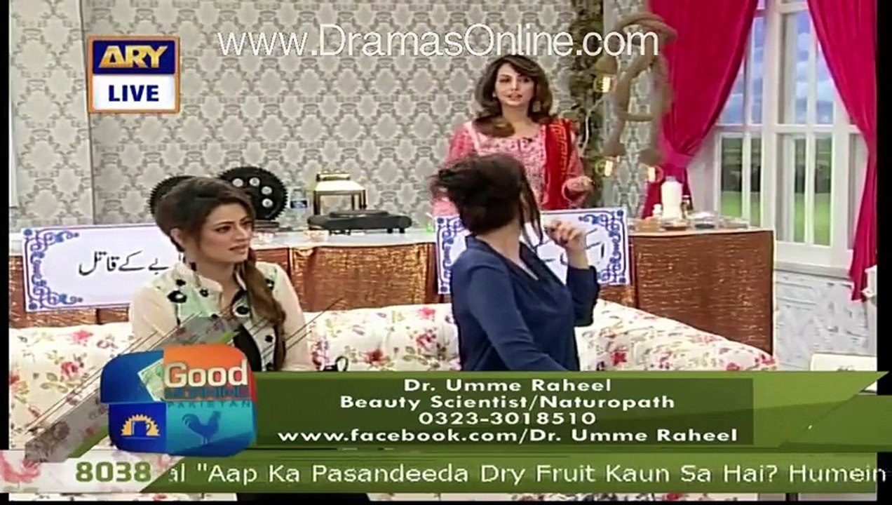 Dr Umm-e-Raheel Telling Different Benefits And Disadvantages of Different Dry Fruits